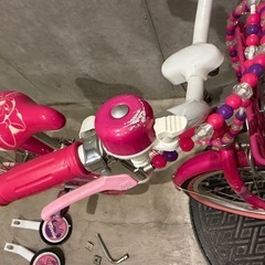 子供用自転車　ミニーちゃん　18インチ
の画像