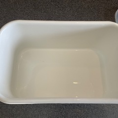 野田琺瑯　レクタングル深型 ＬＬシール蓋付の画像