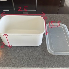 野田琺瑯　レクタングル深型 ＬＬシール蓋付の画像