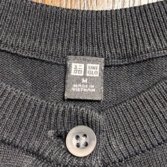 ユニクロH&M カーディガン３枚 Mサイズ　黒と白はユニクロ　白黒ボーダー お取引き中
の画像
