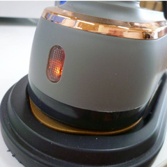 ★▲スチームアイロン 衣類スチーマー V9 ハンガースチーマー グレー コンパクト 日本山東物産 cの画像