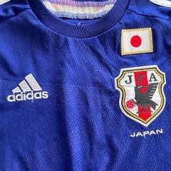 【adidas】日本代表 サッカーシャツ 青の画像