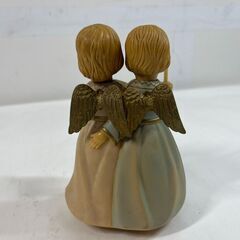 Merton 天使 エンジェル 2体 オルゴール（曲名：きよしこの夜） クリスマス 置物 1981年 ビンテージ レトロ の画像