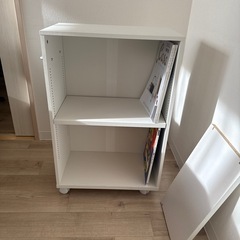 サイズが選べる押入れ・クローゼット収納ブックワゴンの画像