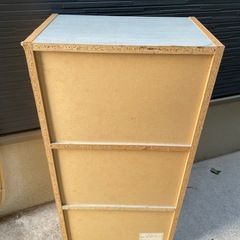 カラーボックス3段　サイズ　（約）幅440×奥行き275×高さ890mmの画像