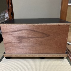 ガラス 木製 ブラック　テレビ台の画像