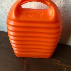 ★湯たんぽ　ゆたんぽ★黄オレンジ　自立の画像