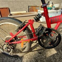 メーカー不明折り畳み自転車２０インチの画像