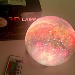 3D 惑星モチーフ🌎ランプの画像