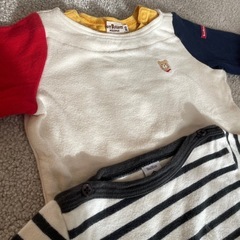 子供服 UNIQLO プチバトー ホットビスケット 80の画像