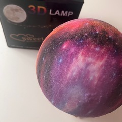 3D 惑星モチーフ🌎ランプの画像