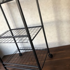 ★ブラック　アイアン★3段棚の画像