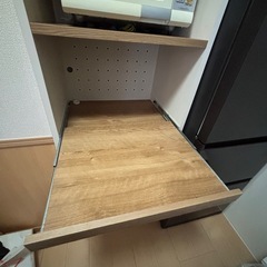 台所収納　スライド付約61cm x  45cm(最小) x 173cmの画像