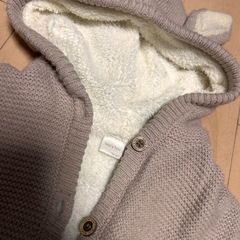 ウサギ型ニットポンチョの画像