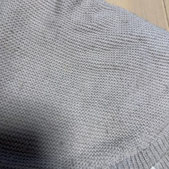 ウサギ型ニットポンチョの画像