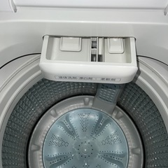 ⭐︎美品AQUA/アクア/大型洗濯機/風乾燥付き/8㌔/絶好調/ガラス扉人気モデルの画像