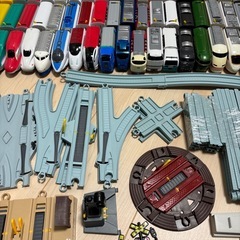 DAISOプラレール風 電車＆レールセットの画像