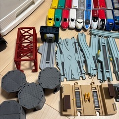 DAISOプラレール風 電車＆レールセットの画像