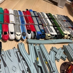 DAISOプラレール風 電車＆レールセットの画像