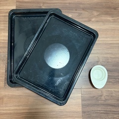 SHARP オーブンレンジ RE-SS10B（クッキングブック・角皿2枚・カップ付き）の画像