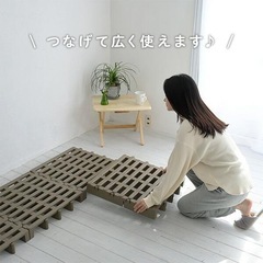 ほぼ新品　ベルカ Belca すのこベッド ダブル ジョイントパレット 12枚の画像