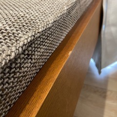 unico アルベロ カバーリングソファ 3シーター ウォールナットの画像