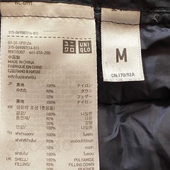 UNIQLOメンズダウンジャケット③の画像