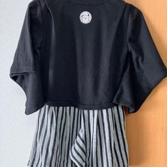80サイズ　袴ロンパース　男の子の画像
