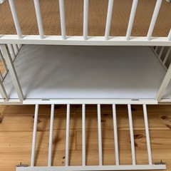 ベビーベッド、布団セット、ランデブー/ベルギーブルーの画像