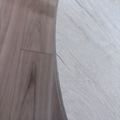 可愛い⭐︎丸型折りたたみローテーブルの画像