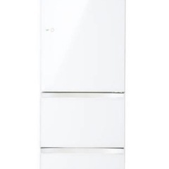 Toshiba東芝 3ドア冷蔵庫 ガラスホワイトの画像