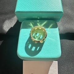 【TIFFANY&Co.】ティファニーTトゥルー8mm イエローゴールド 7号 の画像
