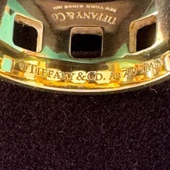 【TIFFANY&Co.】ティファニーTトゥルー8mm イエローゴールド 7号 の画像