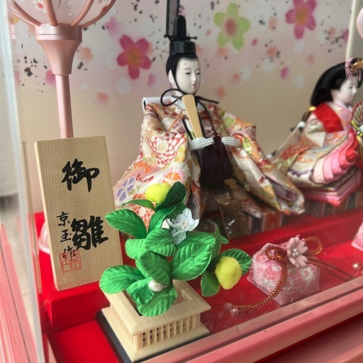 【美品】雛人形　未使用の被布着もお付けします