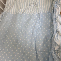 ベビーベッド、布団セット、ランデブー/ベルギーブルーの画像