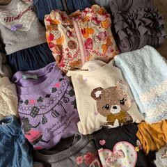 子ども服　女の子　110サイズBセット 1箱まとめて38枚　の画像