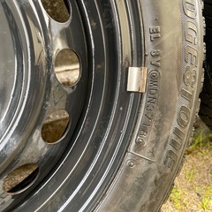 スタッドレスタイヤ、鉄ホイール(一時停止中)の画像