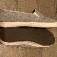 VANS スニーカー　グレー　スリッポンの画像