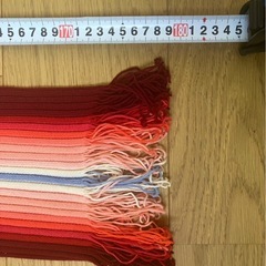 KNITTING INN 日本製 極上ウール100% リブマフラーの画像