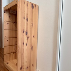 TROFAST トロファスト フレーム, ライトホワイトステインパイン, 44x91 cm  完成品　未使用に近いの画像