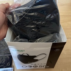 立体マスク50枚　黒の画像