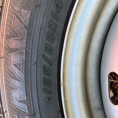 溝あり！！スタットレスタイヤ165/80R14の画像