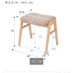 ニトリ　スタッキングスツール　販売終了品の画像