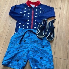 キッズ　水着　セットの画像