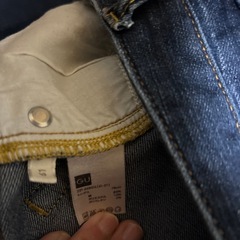 GU♡レディースデニム、ウエスト61せんち㎝の画像