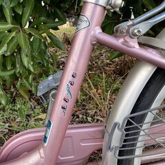 【点検/整備済】 走行OK 小柄な方 高級アルミフレーム ママチャリ 自転車の画像