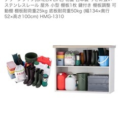 【2024年冬購入】 GREEN LIFE 日本製 家庭用収納庫　屋外収納の画像
