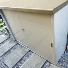 【2024年冬購入】 GREEN LIFE 日本製 家庭用収納庫　屋外収納の画像