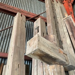 昭和31年の古民家の古材の画像