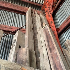 昭和31年の古民家の古材の画像